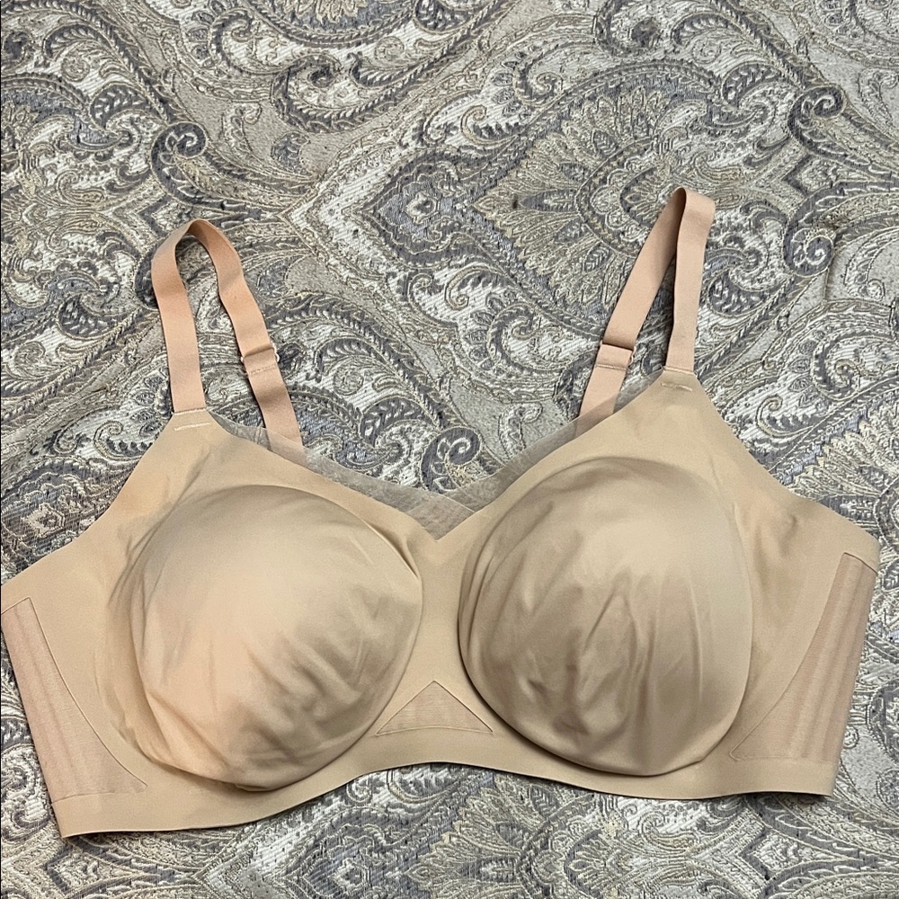 Honeylove Crossover Bra, NWOT, removable padding, Size 3X fits 44 DD(E)/DDD(F)